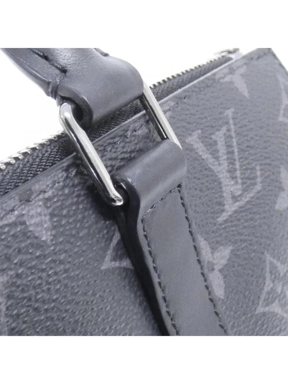 Louis Vuitton Monogram Eclipse Sac Plat Cross Bag